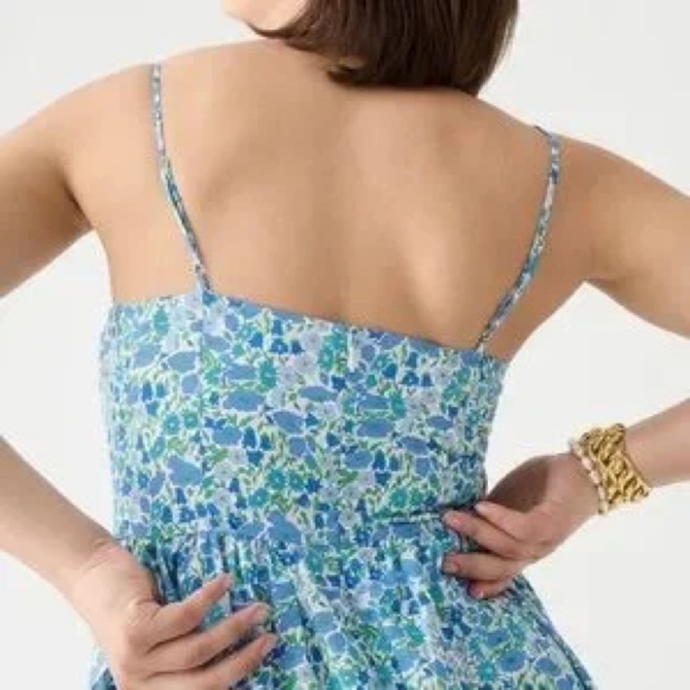 J.Crew A-line midi dress in Liberty Poppy and Daisy floral, Size 6 - Picture 3 of 14